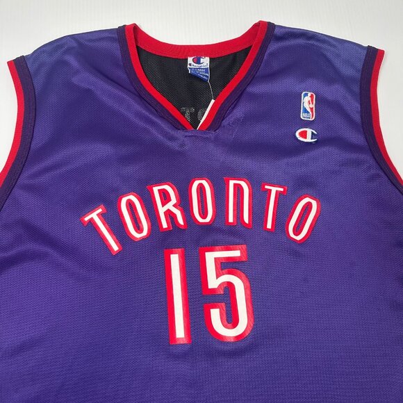 Vintage Champion Toronto Raptors #15 Carter Jersey XL - Picture 3 of 6